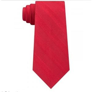 TOMMY HILFIGER MENS TONAL STRIPE SILK TIE